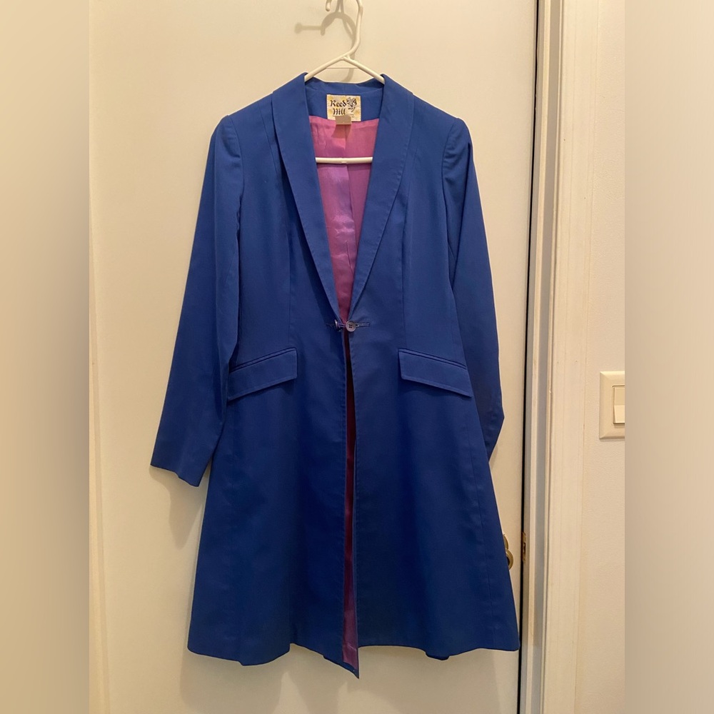 Reed Hill Size 8 Blue Day Coat Saddleseat